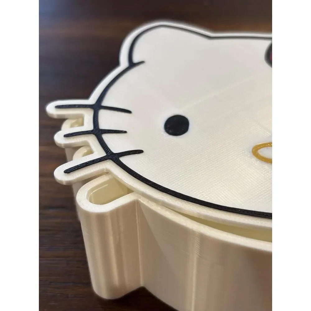 Hello Kitty Keepsake Box Lid Kawaii Box Trinket Jewelry Organizer Sanrio Décor